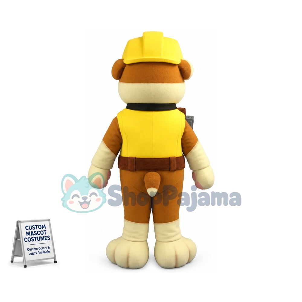 Top Quality Paw Patrol Rubble Mascot Costume