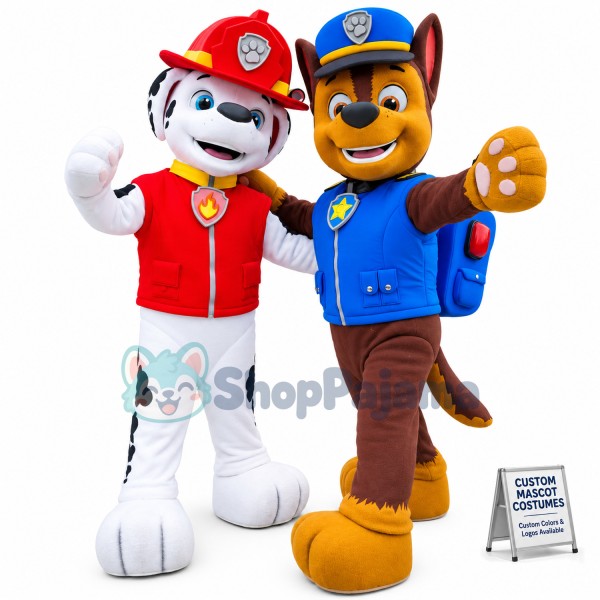 Top Quality Paw Patrol Chase Mascot Costume