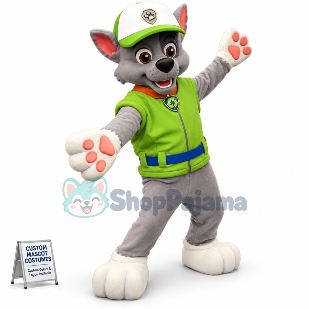 Best Quality Paw Patrol Rocky Mascot Costume