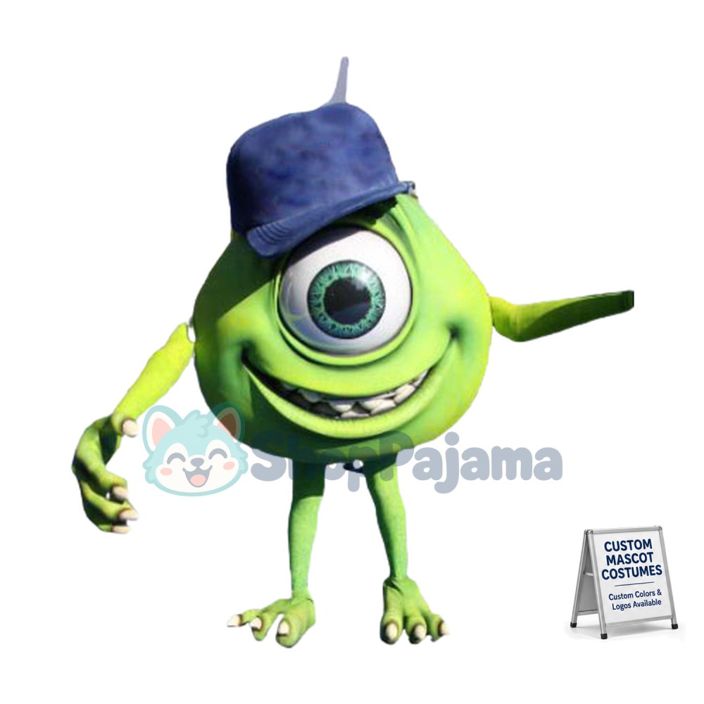 Top Quality Mike Wazowski Mascot Costume