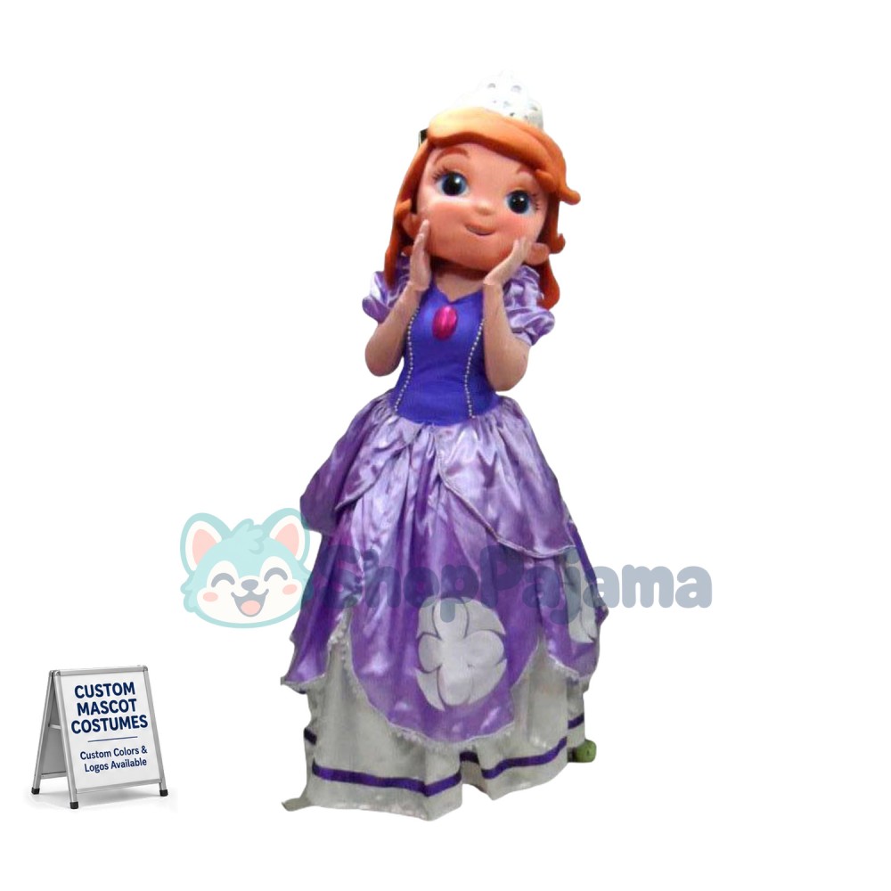 Princess Sofia Adult Mascot Costume