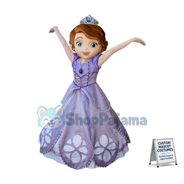 Top Quality Princess Sofia Mascot Costume