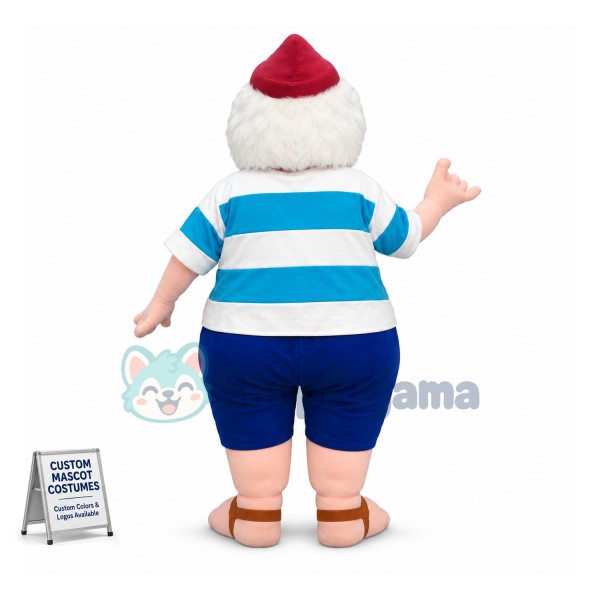 Happy Old Pirate Mascot Costume