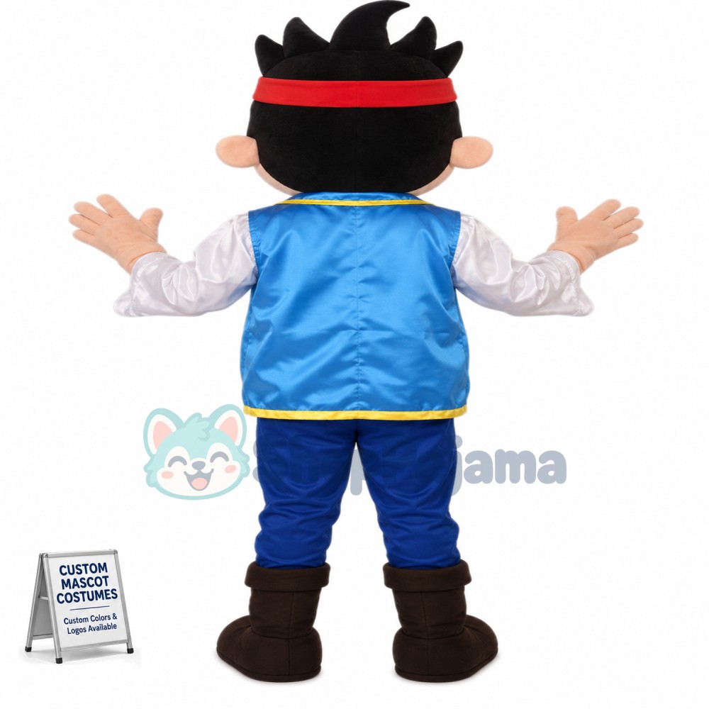 Custom Mascot Jake Neverland Pirate Mascot Costume