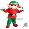 Elf Mascot Costume Adult Christmas Elf Costume
