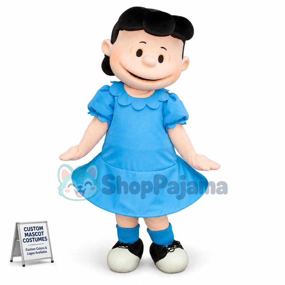 Custom Mascot Lucy Girl Mascot Costume