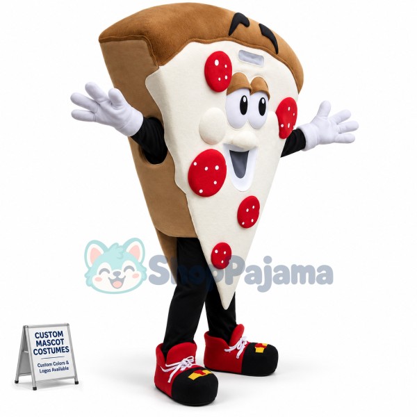 Pizza Slice Mascot Costume