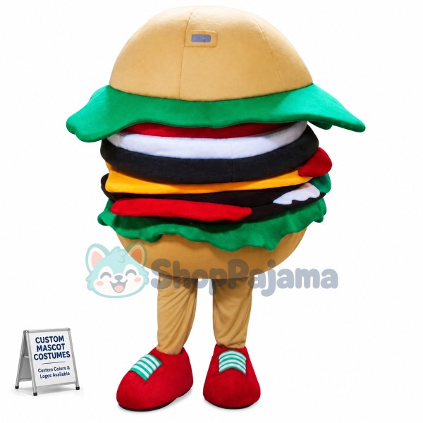 Top Quality Hamburger Mascot Costume