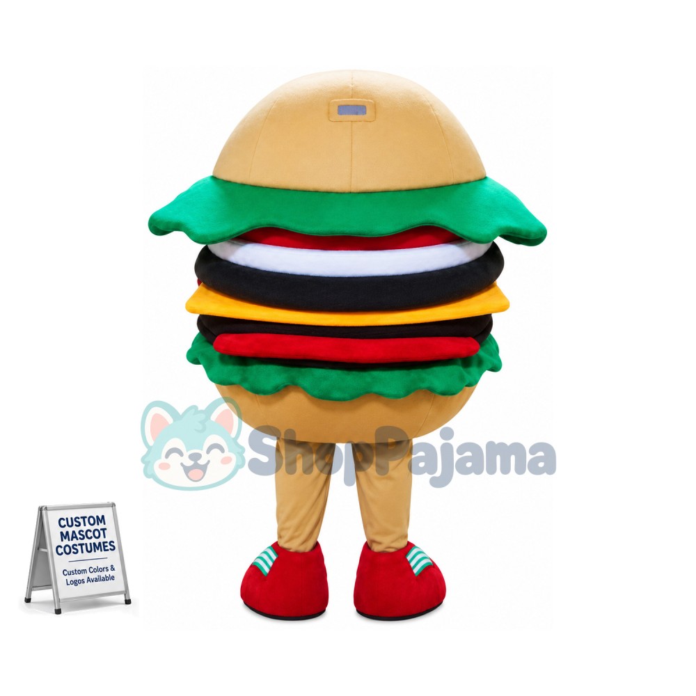 Top Quality Hamburger Mascot Costume