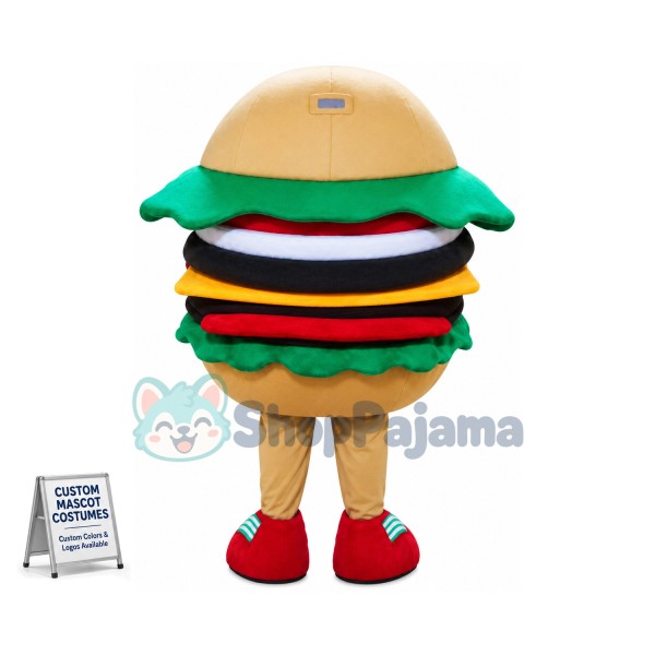 Top Quality Hamburger Mascot Costume