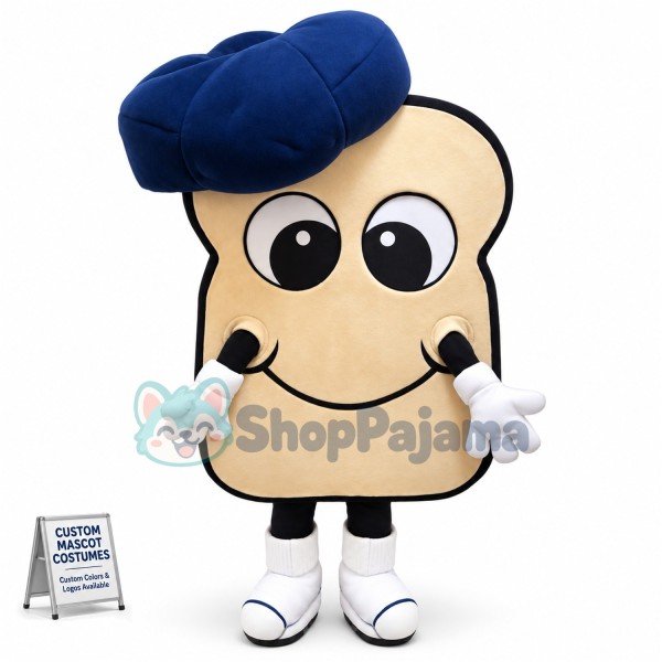 Toast Mascot Costume