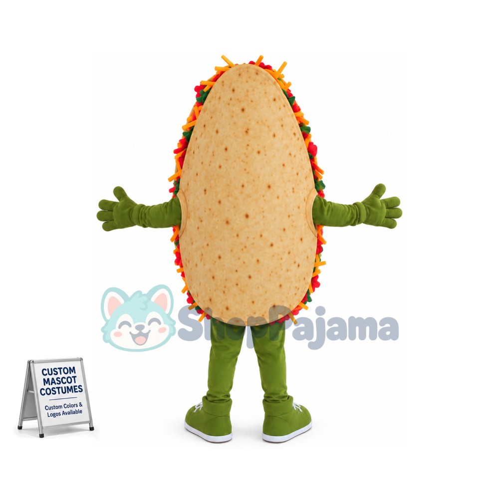 Taco Food Mascot Costume