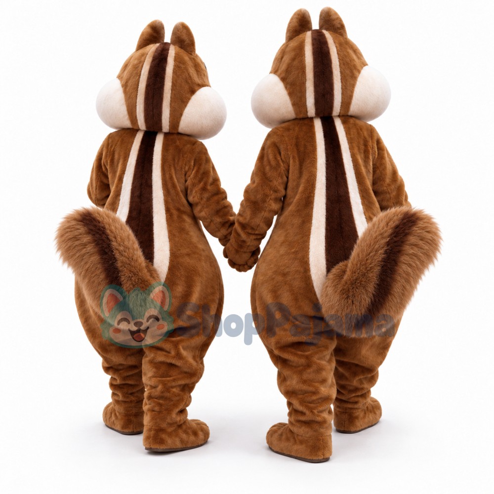 Chip & Dale Chipmunk Mascot Costume