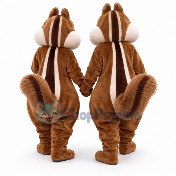 Chip & Dale Chipmunk Mascot Costume