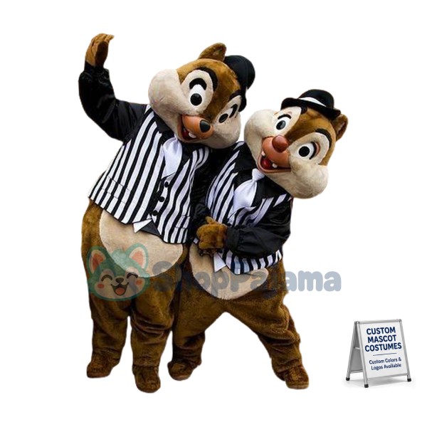 Best Quality Chip & Dale Chipmunk Mascot Costume