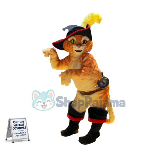 Custom Mascot Puss Cat Mascot Costume