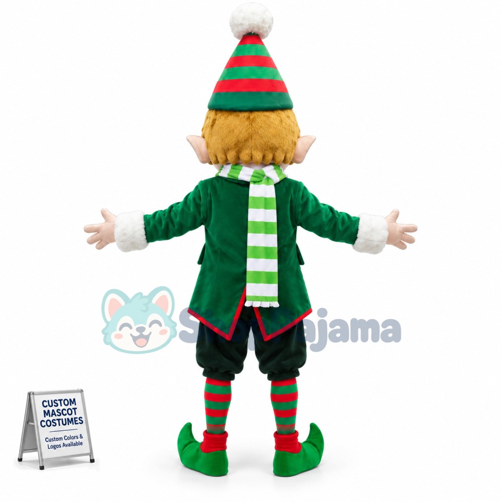 Big Elfie Mascot Costume