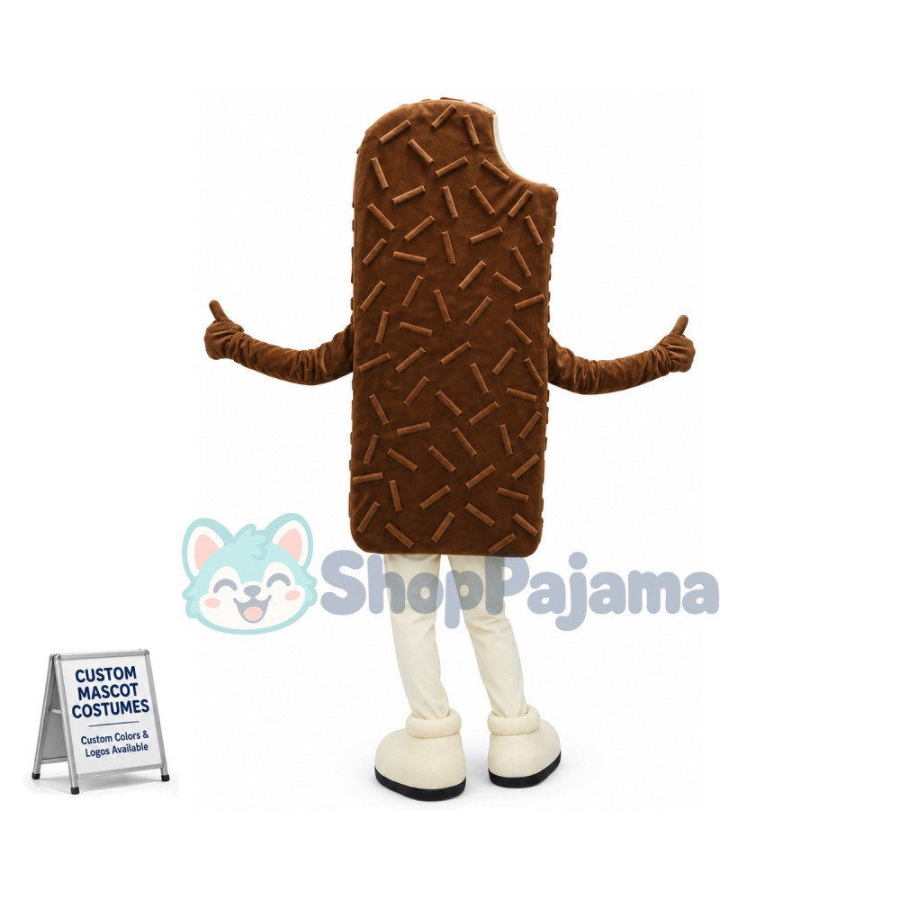 Giant Chocolate Ice Cream Mascot Costume