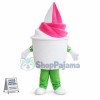Vanilla Strawberry Ice Cream Mascot Costume