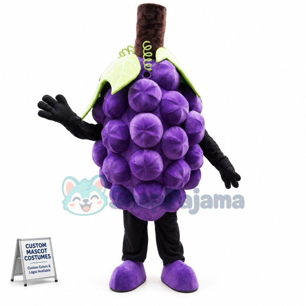 Custom Mascot Grape Mascot Costume