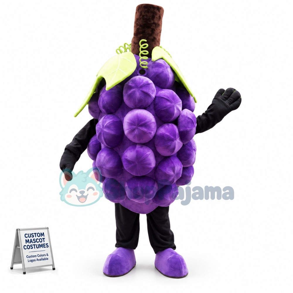Custom Mascot Grape Mascot Costume