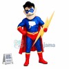Flash Superhero Mascot Costume
