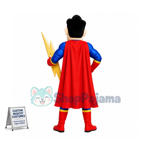 Flash Superhero Mascot Costume