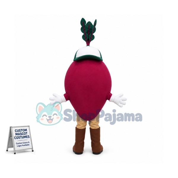 Happy Beet Mascot Costume