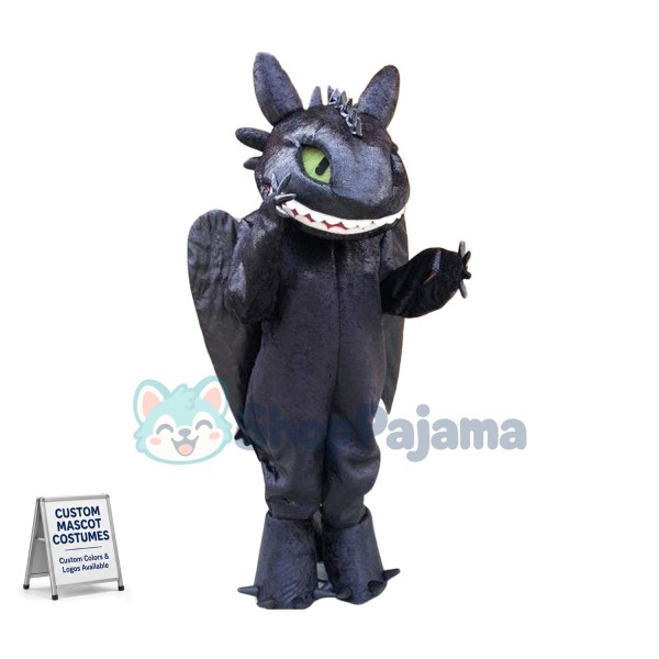 Dragon Toothless Mascot Costume