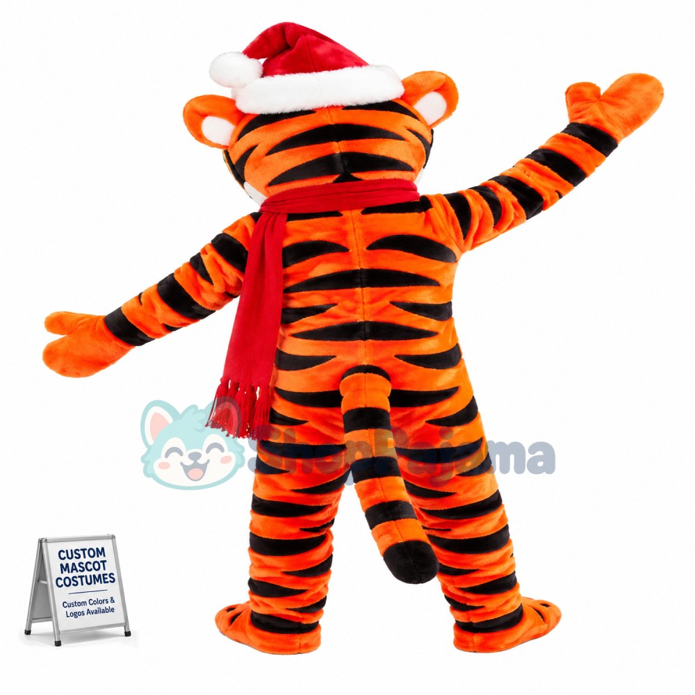 Christmas Winnie The Pooh Tiger Mascot Costume