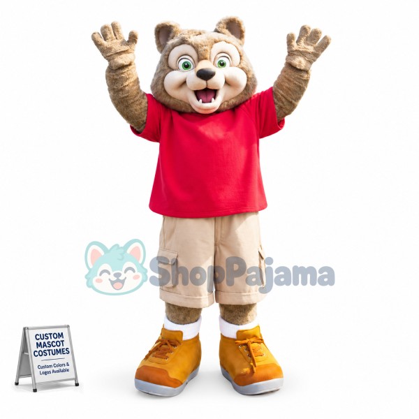 Wiley The Wolf Mascot Costume