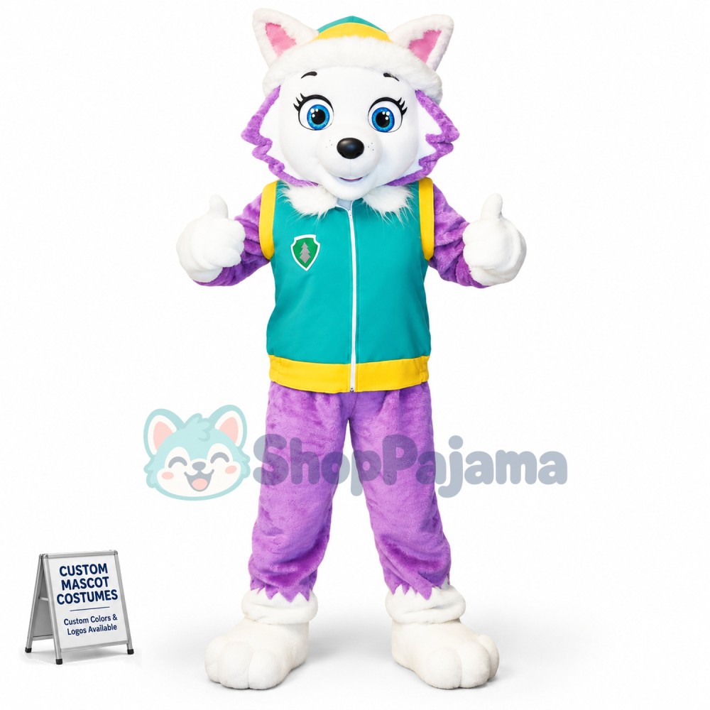 Superb Paw Patrol Everest Mascot Costume