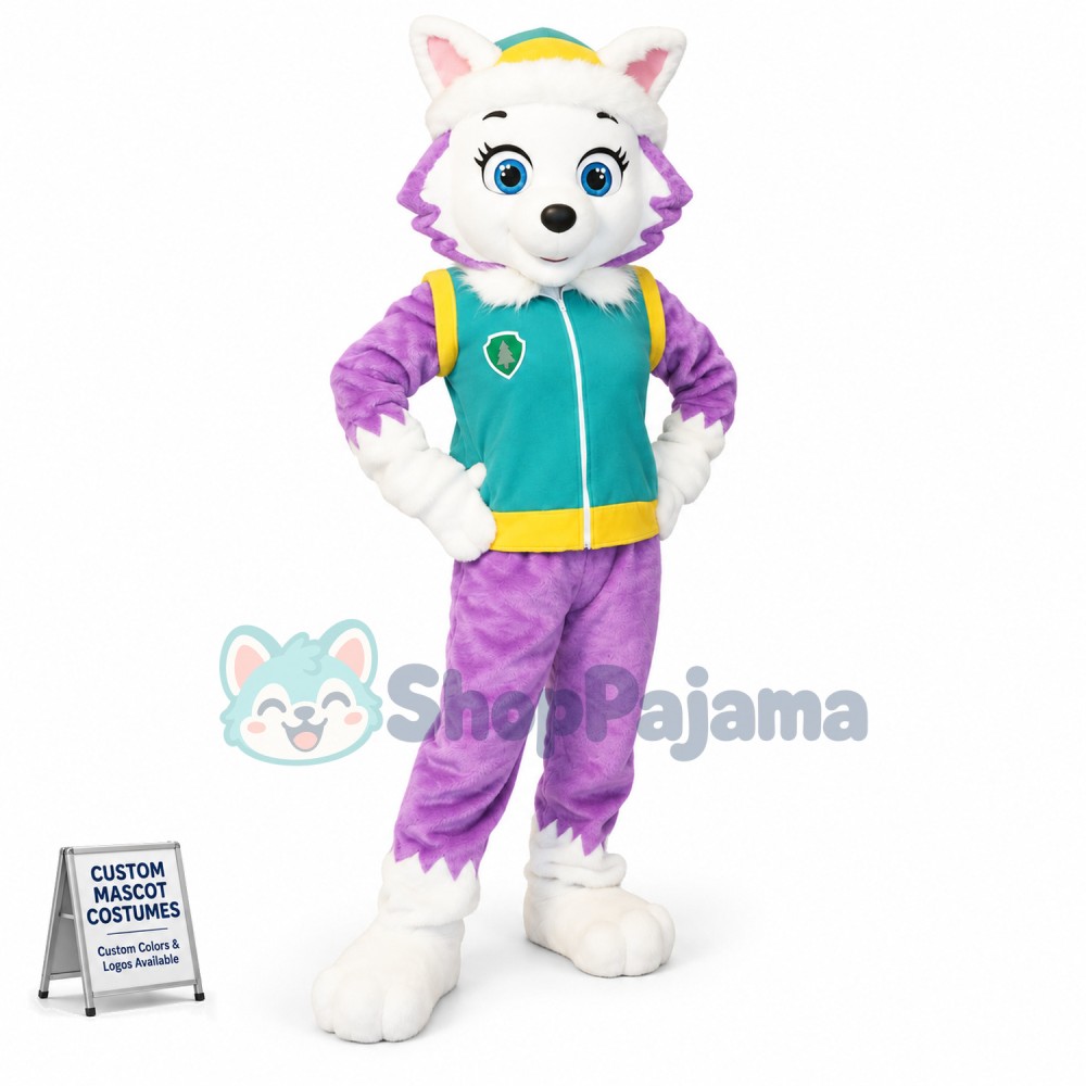 Superb Paw Patrol Everest Mascot Costume