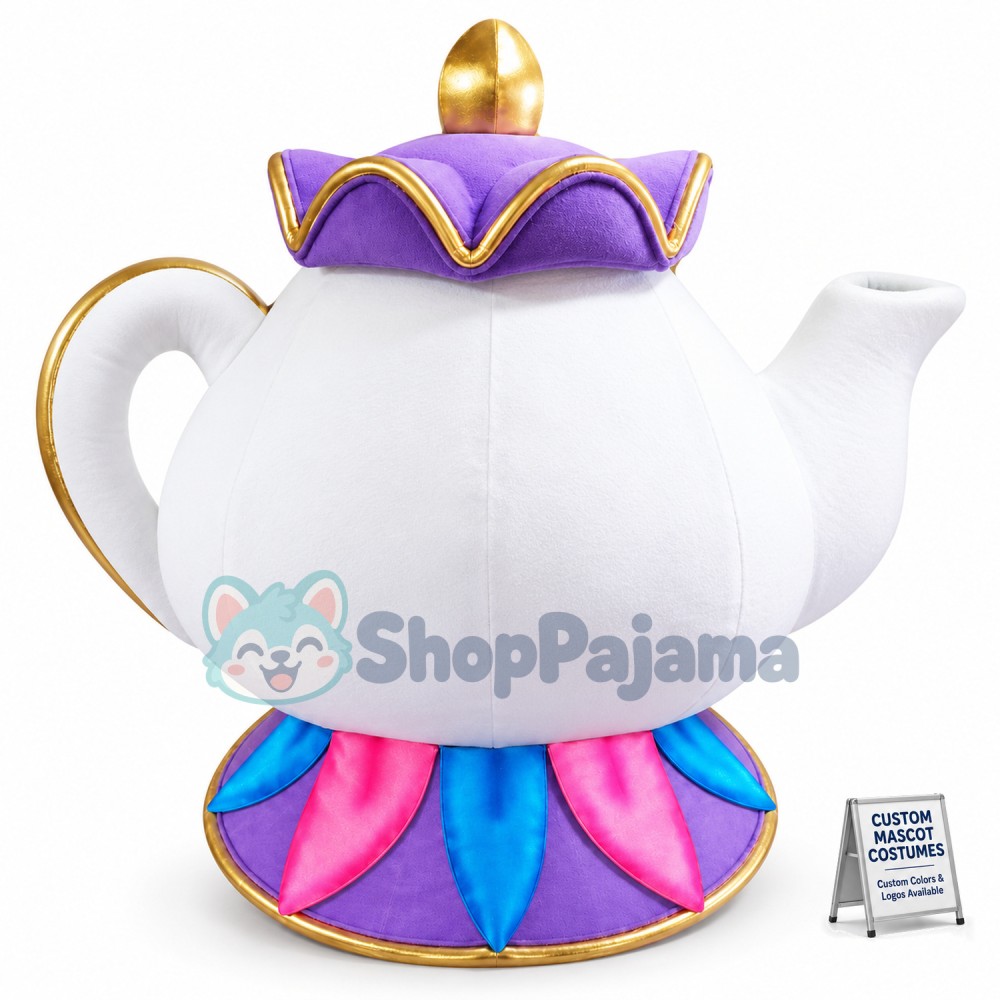 Mrs. Potts Teapot Beauty and The Beast Mascot Costume