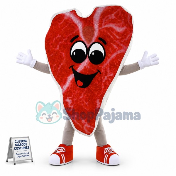 Steak Mascot Costume