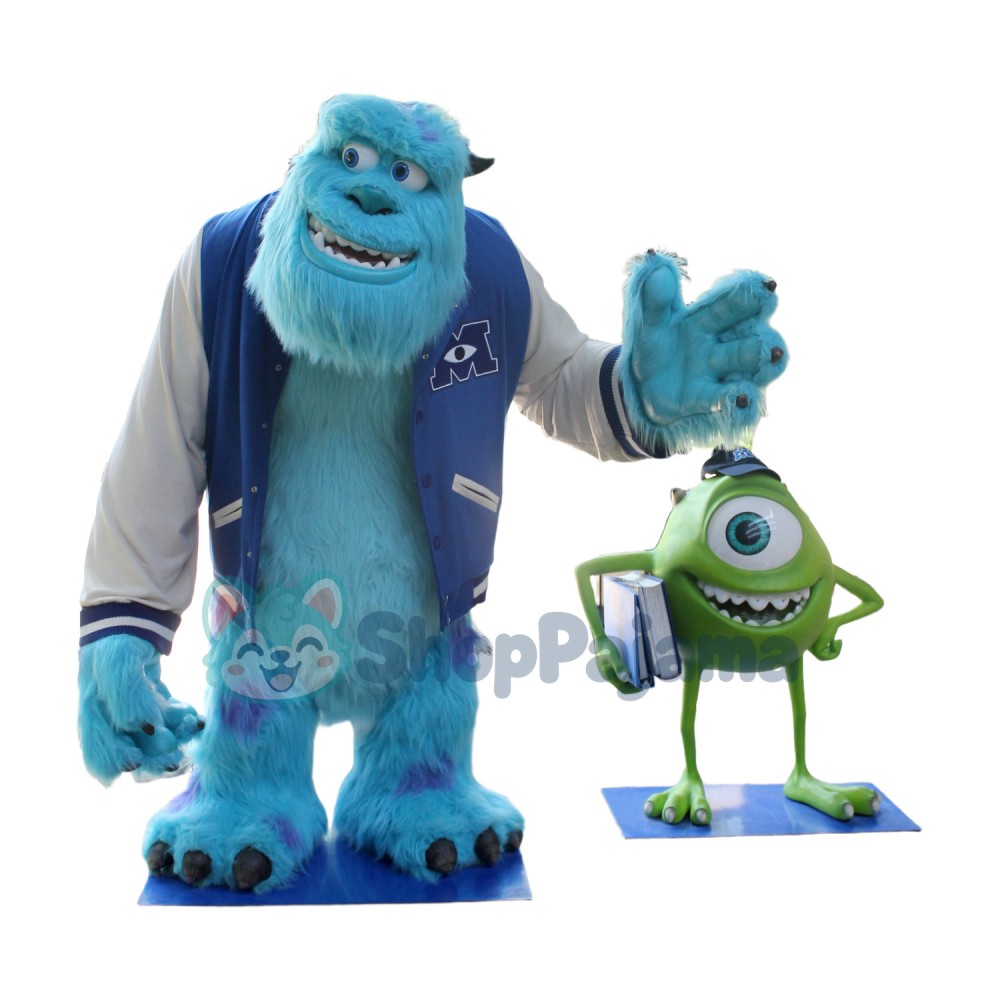 Mike Wazowski & Monster Sully James P Sullivan Mascot Costume