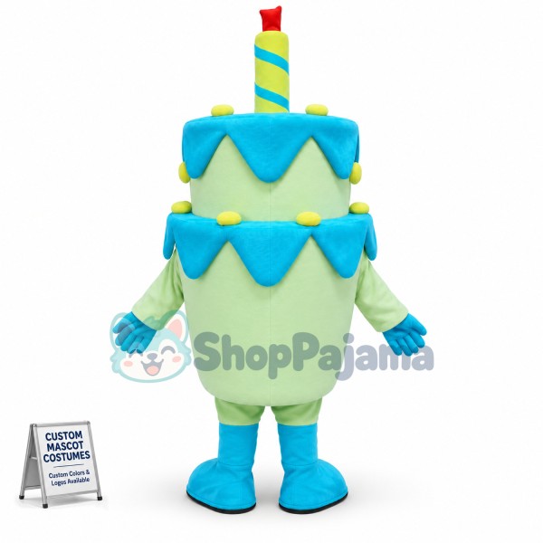 Superb Birthday Cake Mascot Costume