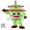 Green Birthday Cake Mascot Costume