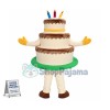 Professional Birthday Cake Mascot Costume