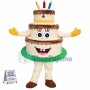 Professional Birthday Cake Mascot Costume