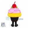 Pink Birthday Cake Mascot Costume
