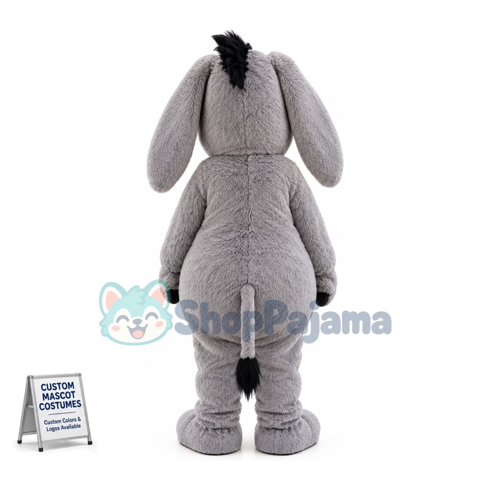 Superb Winnie The Pooh Donkey Eeyore Mascot Costume