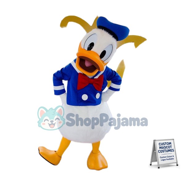 Superb Donald Duck Mascot Costume