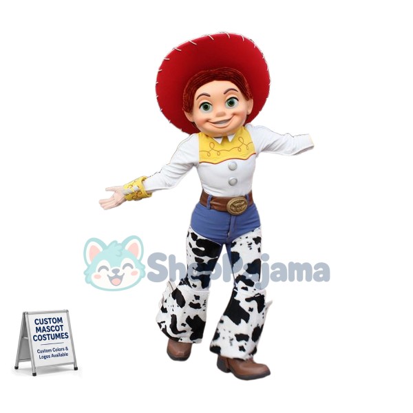 Superb Cowboy Jessie Mascot Costume