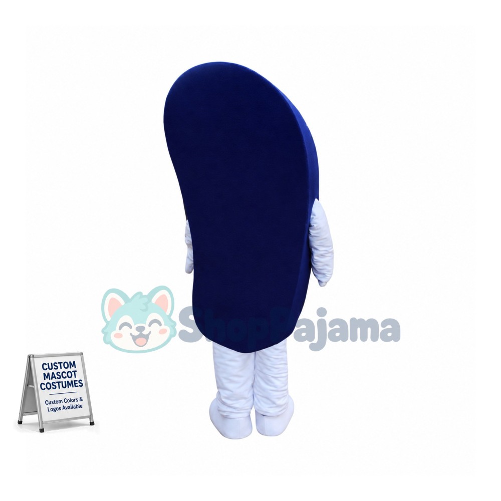Blue Slipper Mascot Costume
