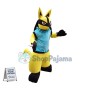 Golden Lucario Mascot Costume