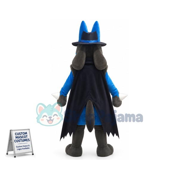 Pokemon Pok Halloween Lucario Mascot Costume