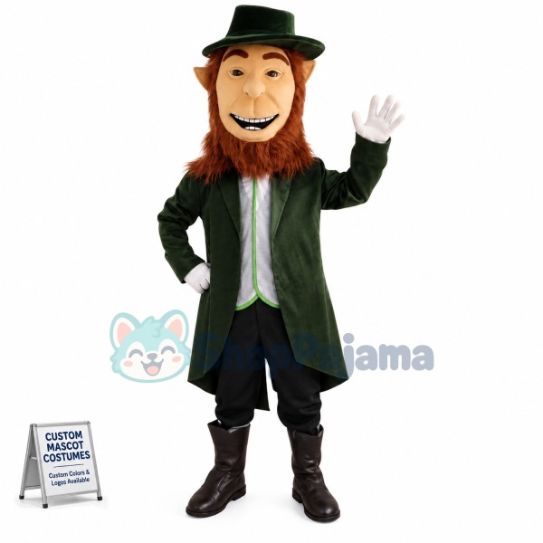Irish Leprechaun Mascot Costume