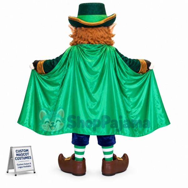 Leprechaun Elf Mascot Costume