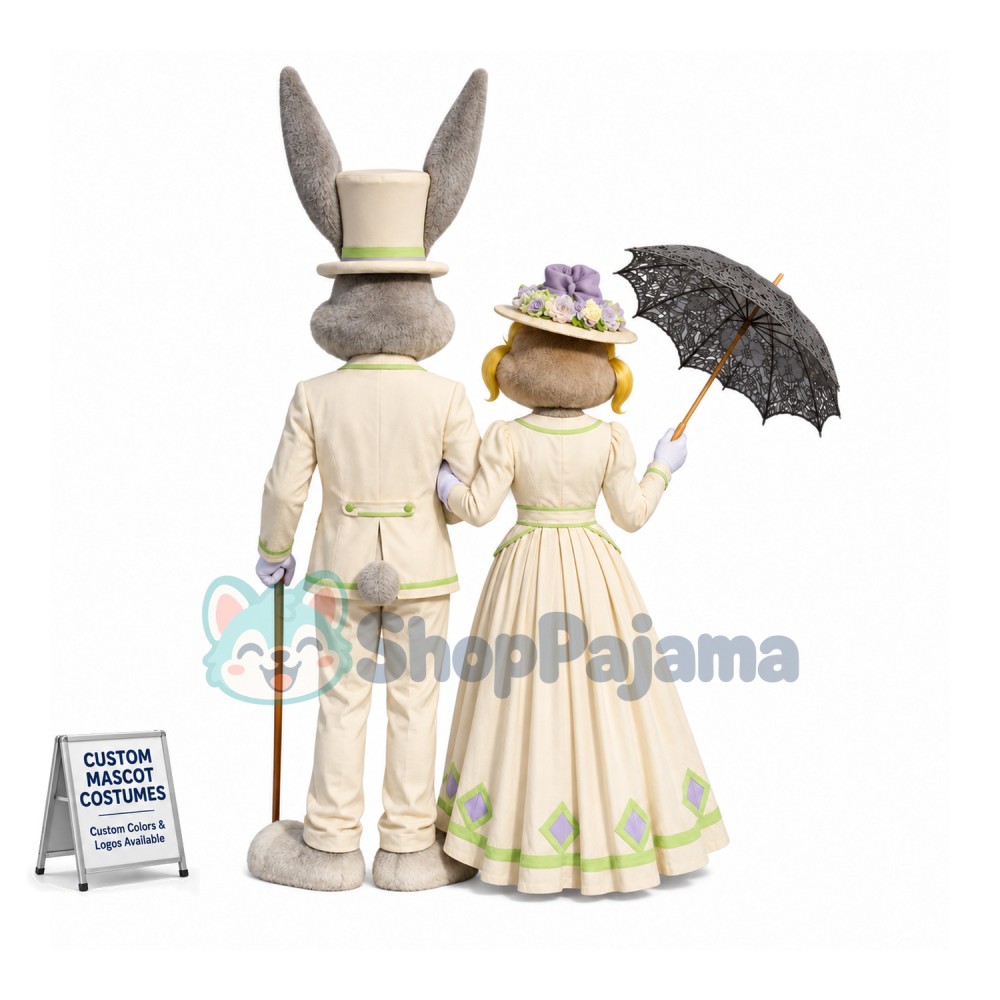 Bugs Bunny & Lola Bunny Mascot Costume